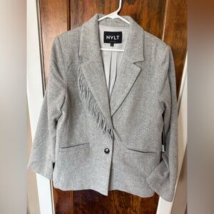 💎 NVLT Gray Women's fringed Jacket